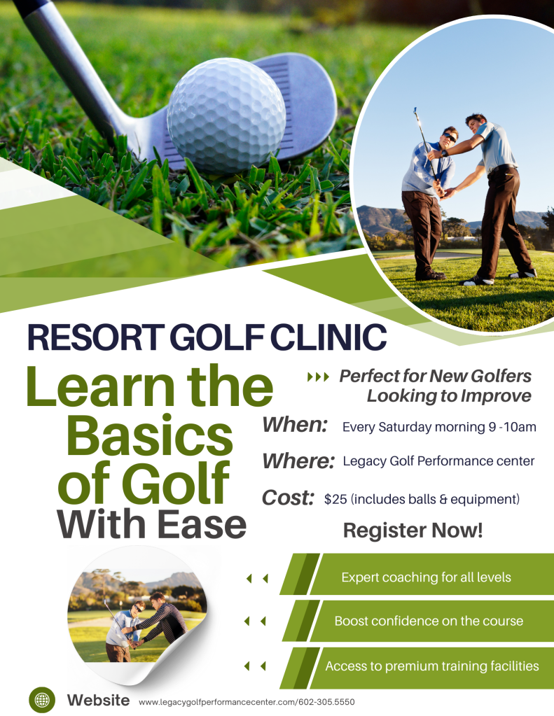 Resort Golf Clinic Flyer